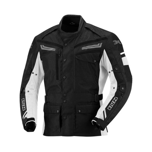 IXS EVANS Touring/Adventure Negru-Alb